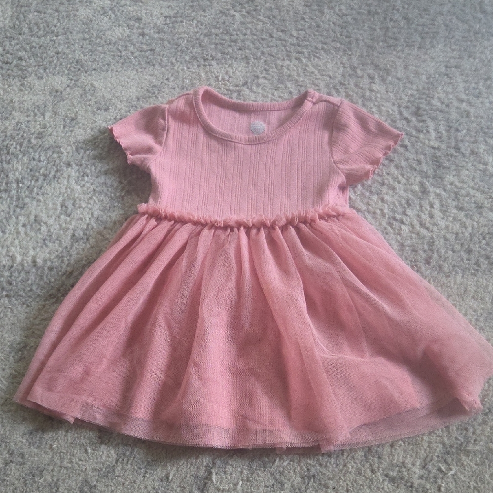 Wonder Nation Soft Pink Casual Kids Dress